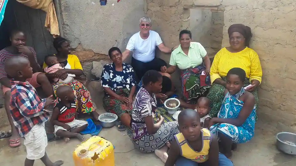 Calling Ministry serving a family near Dodoma, Tanzania