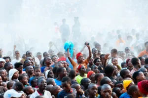 Participants at Calling Ministry mass evangelism in Rwanda